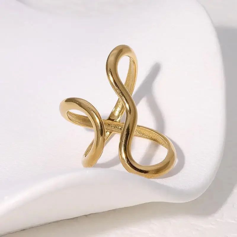 Stainless Steel Gold Rings