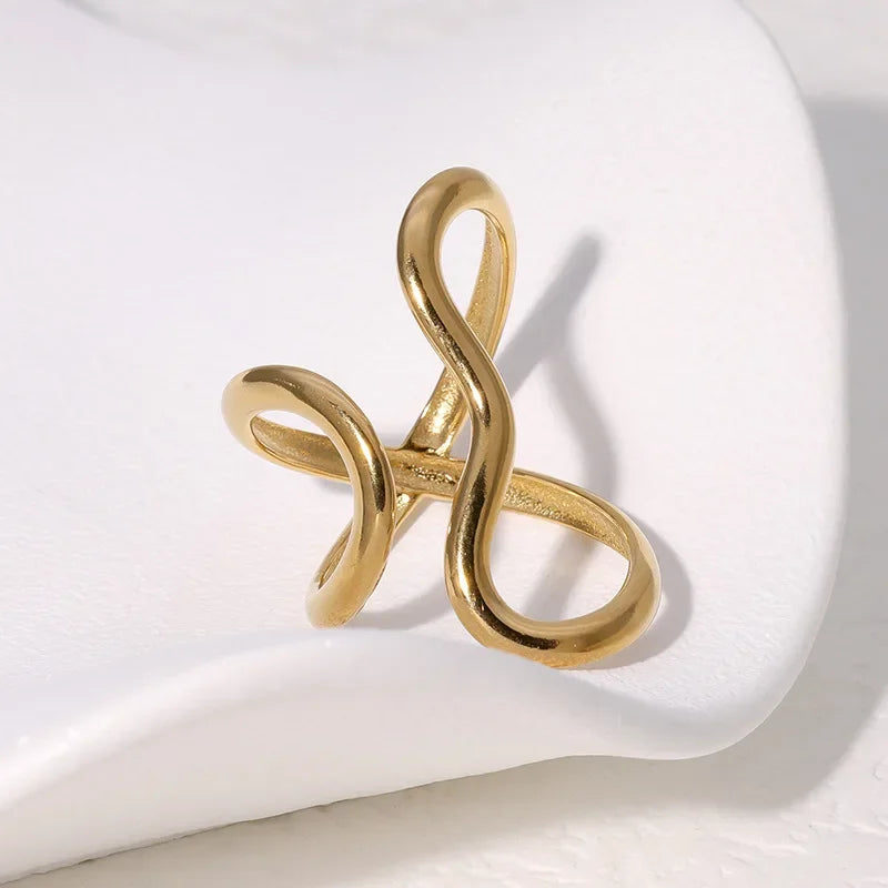 Stainless Steel Gold Rings